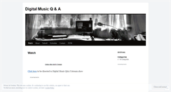 Desktop Screenshot of digitalmusicqna.wordpress.com