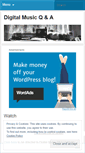 Mobile Screenshot of digitalmusicqna.wordpress.com
