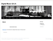 Tablet Screenshot of digitalmusicqna.wordpress.com