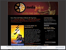 Tablet Screenshot of mediajuicestudios.wordpress.com