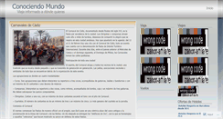 Desktop Screenshot of conociendomundo.wordpress.com