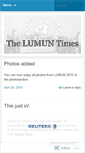 Mobile Screenshot of lumuntimes.wordpress.com