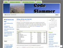 Tablet Screenshot of codeslammer.wordpress.com