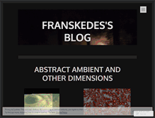 Tablet Screenshot of franskedes.wordpress.com