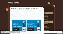 Desktop Screenshot of drozennews.wordpress.com