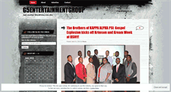 Desktop Screenshot of g5entertainmentgroup.wordpress.com