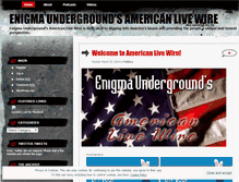 Tablet Screenshot of enigmaunderground.wordpress.com