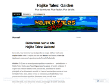 Tablet Screenshot of hajiketalesgaiden.wordpress.com