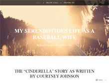 Tablet Screenshot of baseballserendipity.wordpress.com