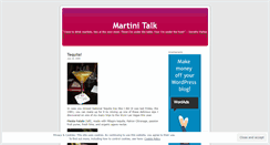 Desktop Screenshot of martinitalk.wordpress.com