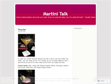 Tablet Screenshot of martinitalk.wordpress.com