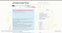 Desktop Screenshot of foodygoodytreats.wordpress.com