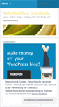 Mobile Screenshot of naturtextilien.wordpress.com