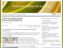 Tablet Screenshot of naturtextilien.wordpress.com