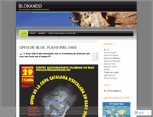 Tablet Screenshot of blokando.wordpress.com