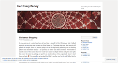 Desktop Screenshot of hereverypenny.wordpress.com