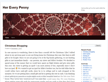 Tablet Screenshot of hereverypenny.wordpress.com