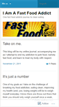 Mobile Screenshot of imaffaddict.wordpress.com