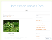 Tablet Screenshot of homesteadanniepics.wordpress.com