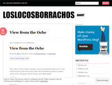 Tablet Screenshot of loslocosborrachos.wordpress.com