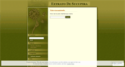 Desktop Screenshot of extratodesucupira.wordpress.com