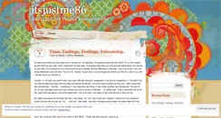 Desktop Screenshot of itsjustme86.wordpress.com