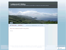 Tablet Screenshot of lesbianornot.wordpress.com