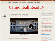 Tablet Screenshot of cannonballread4.wordpress.com