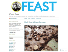 Tablet Screenshot of circlefeast.wordpress.com
