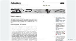 Desktop Screenshot of callesblogg.wordpress.com