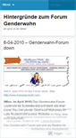 Mobile Screenshot of genderwahnblacklist.wordpress.com