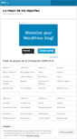 Mobile Screenshot of lomejordelosdeportes.wordpress.com