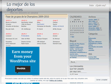 Tablet Screenshot of lomejordelosdeportes.wordpress.com