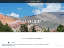 Tablet Screenshot of lavalijita.wordpress.com