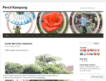 Tablet Screenshot of percilkampung.wordpress.com