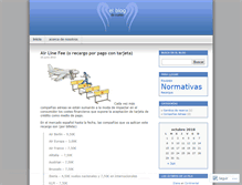 Tablet Screenshot of blogdevuelos.wordpress.com