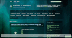 Desktop Screenshot of bluemazic.wordpress.com