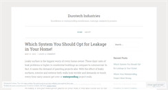 Desktop Screenshot of durotechindustries.wordpress.com