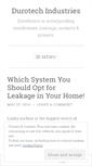 Mobile Screenshot of durotechindustries.wordpress.com