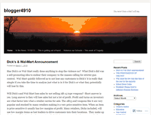 Tablet Screenshot of blogger4910.wordpress.com