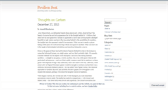 Desktop Screenshot of pavilionseat.wordpress.com