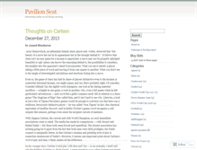 Tablet Screenshot of pavilionseat.wordpress.com