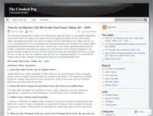 Tablet Screenshot of crookedpeg.wordpress.com