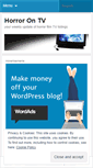 Mobile Screenshot of horrorontv.wordpress.com