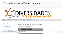 Desktop Screenshot of diversidadesemperformances.wordpress.com