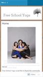 Mobile Screenshot of freeschoolyoga.wordpress.com