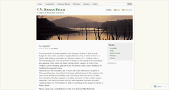 Desktop Screenshot of cvramanpillai.wordpress.com