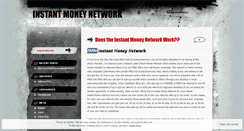 Desktop Screenshot of instantmoneynetwork.wordpress.com
