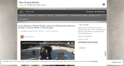 Desktop Screenshot of newmusicalestress.wordpress.com