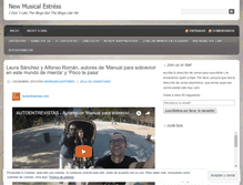 Tablet Screenshot of newmusicalestress.wordpress.com